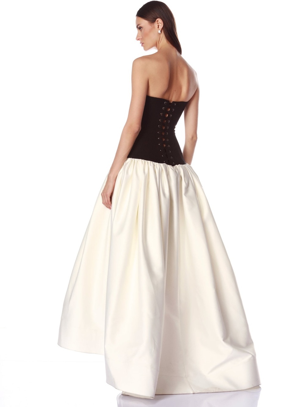 Bronx and Banco Arlo Black Strapless Corset Dress Sz XS $1500 NWT - Picture 2 of 11